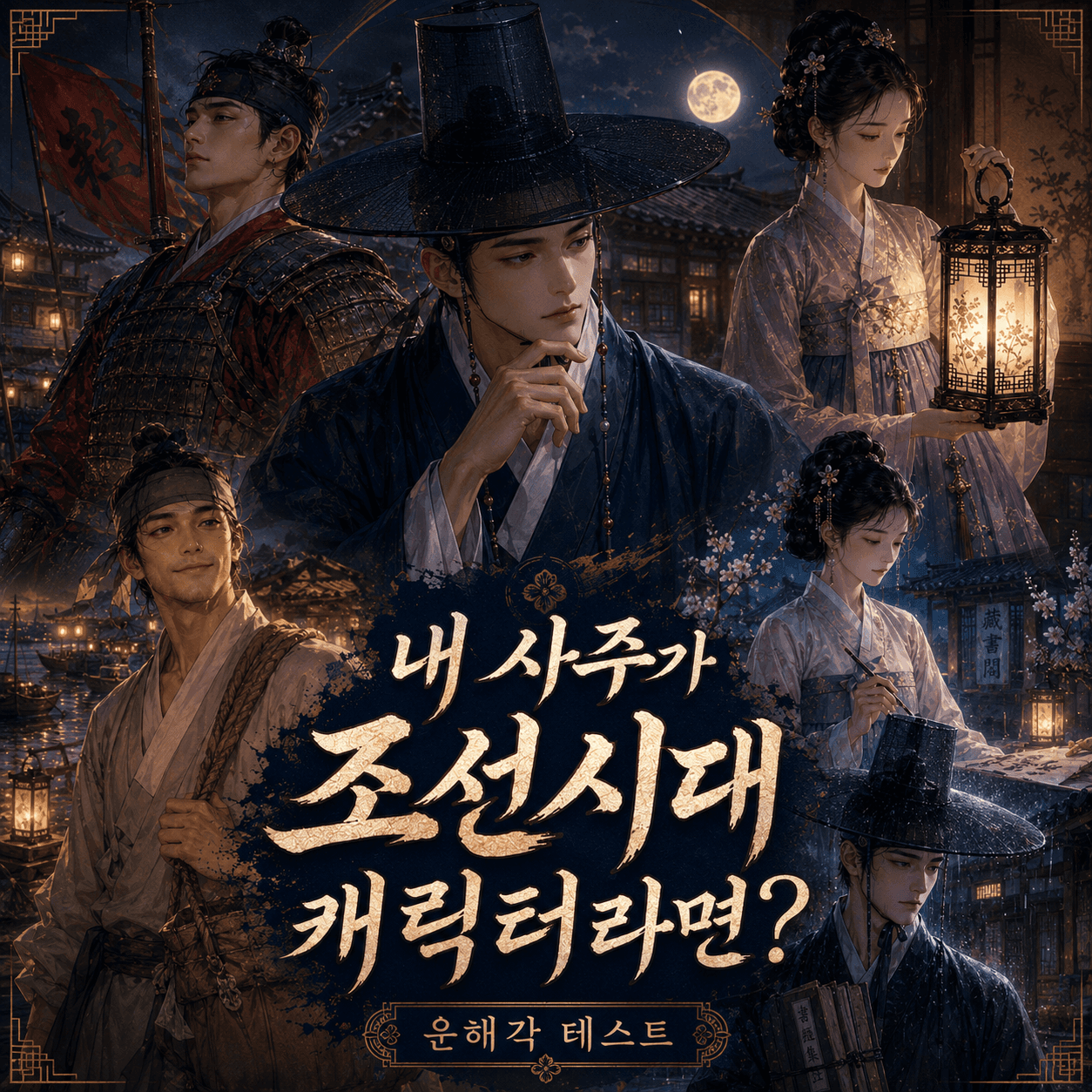 내 사주가 조선시대 캐릭터라면 운해각 테스트 썸네일