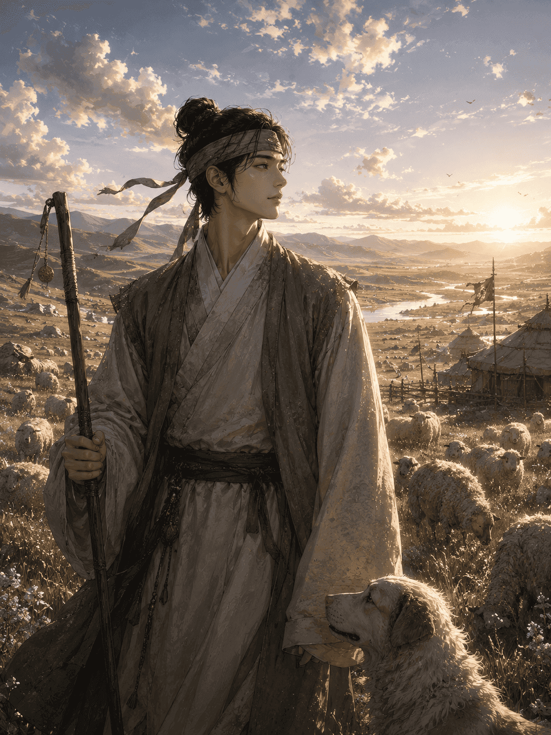 초원 끝의 온화한 목자