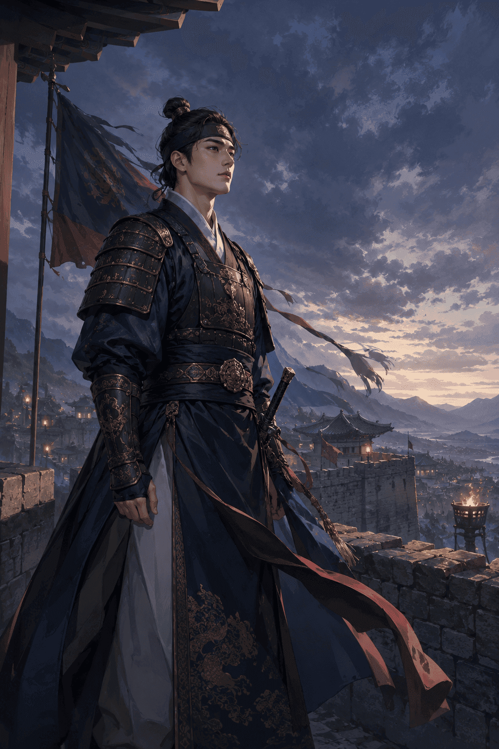 성벽 위의 충직한 수호자