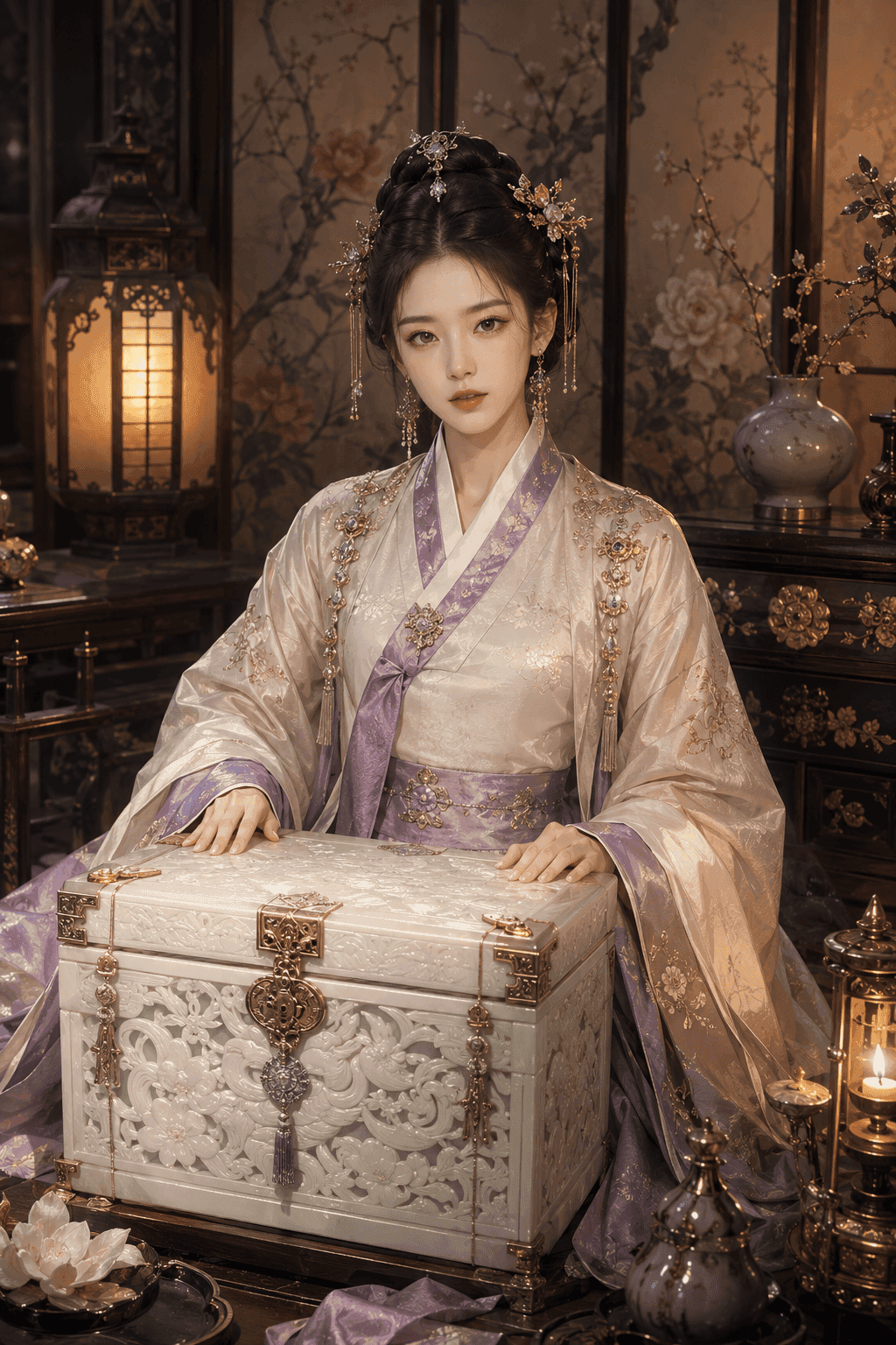 백옥 함을 지키는 규방 관리인
